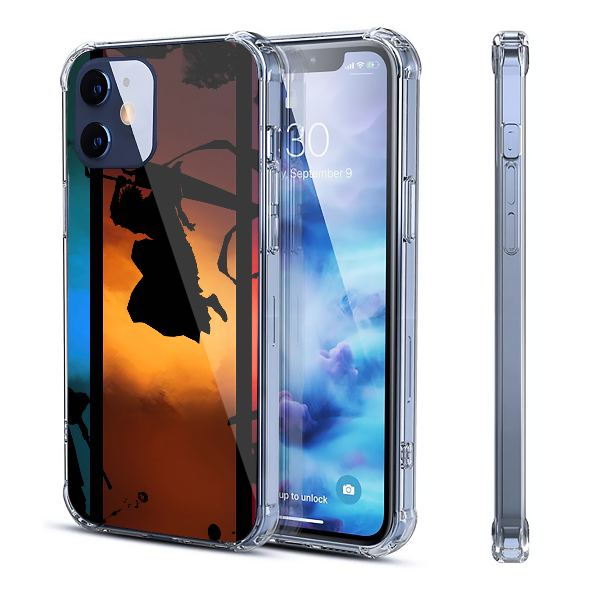 （画像用） ブリーチ BLEACH 【iPhone 12シリーズ対応】透明スマホケース（クリアソフトケース）